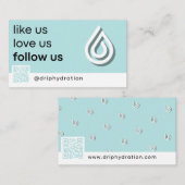 後を追点滴 名刺 (正面/裏面)