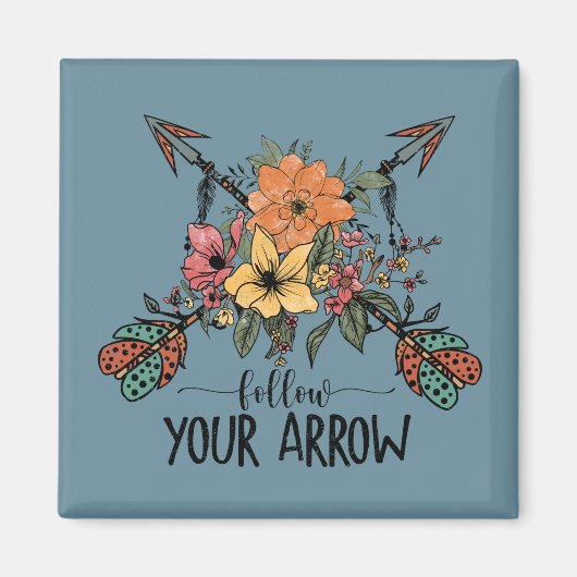 後を追矢 マグネット (正面)