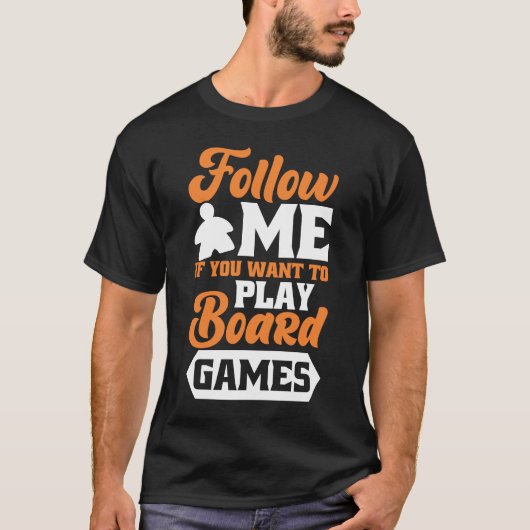 後を追私ボードゲームボードゲーマーボードゲーム Tシャツ (正面)