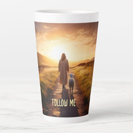 後を追私 カフェラテマグ (正面)