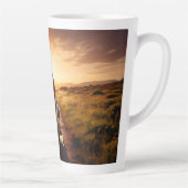 後を追私 カフェラテマグ (右)