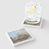 「後を追私」ストー感動的ン・コースター ストーンコースター (横)