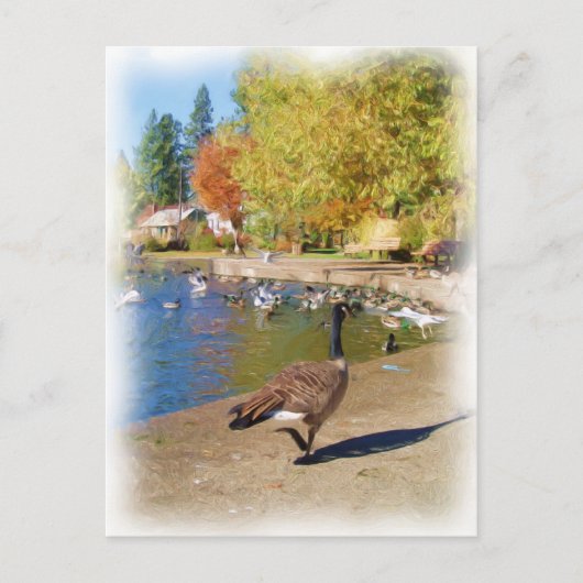 後を追私 ポストカード (正面)