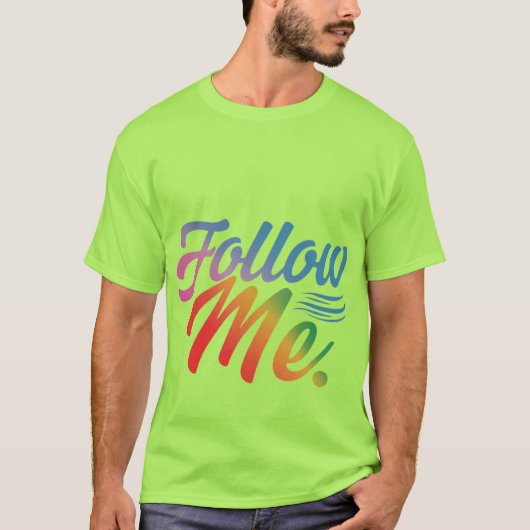 後を追私 Tシャツ (正面)