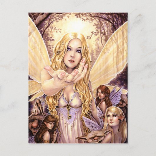 後を追自分のはがき ポストカード (正面)