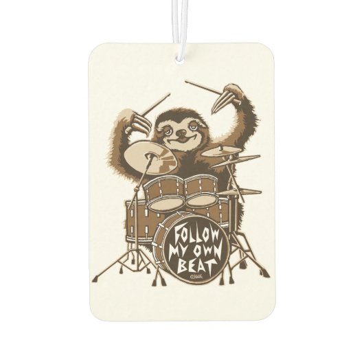 後を追自分のビート カーエアーフレッシュナー (裏面)