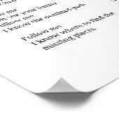 後を追詩の壁のポスター ポスター (角)