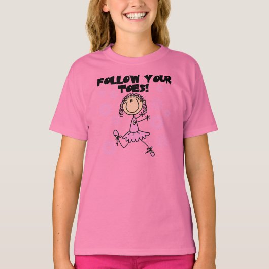 後を追足指 Tシャツ (正面)