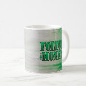 後を追金 – グランジ コーヒーマグカップ (正面右)