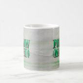 後を追金 – グランジ コーヒーマグカップ (中央)