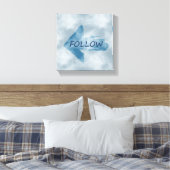 後を追 キャンバスプリント (インサイチュ (寝室))