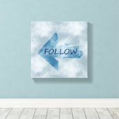 後を追 キャンバスプリント (インサイチュ (ウッドフロア))