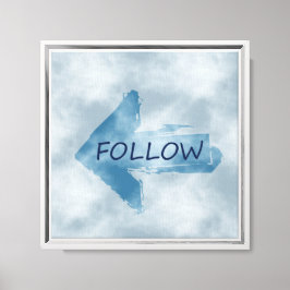 後を追 キャンバスプリント