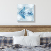 後を追 キャンバスプリント (インサイチュ (寝室))
