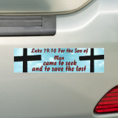 後を追 バンパーステッカー (車上)