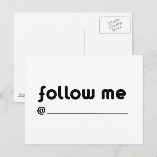 後を追 me @ ポストカード (正面/裏面)