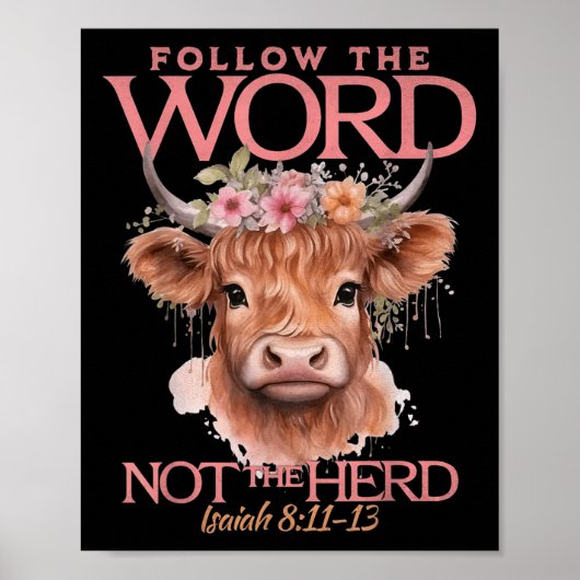 後を追Herd Christian Western Higではない ポスター (正面)