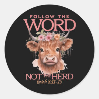 後を追Herd Christian Western Higではない ラウンドシール