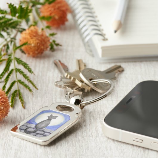 後を追Keychain キーホルダー (側面)