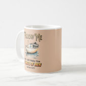 後を追ME – 男の魚MUG コーヒーマグカップ (正面左)