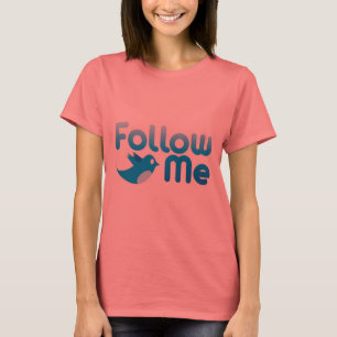 後を追Twitterでパロディさんおもしろいを Tシャツ