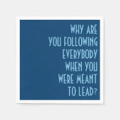 後を追Xリード スタンダードカクテルナプキン (正面)