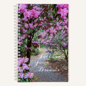 後を追Your Dreams Garden Pathフローラ ノートブック (正面)
