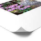 後を追Your Dreams Garden Pathフローラ ポスター (角)