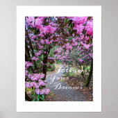 後を追Your Dreams Garden Pathフローラ ポスター (正面)