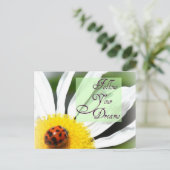 後を追Your Dreams Ladybug Post Card ポストカード (スタンド正面)