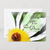 後を追Your Dreams Ladybug Post Card ポストカード (正面/裏面)