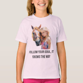 後を追Your Soul -感動的 Horse cuteTシャツ Tシャツ