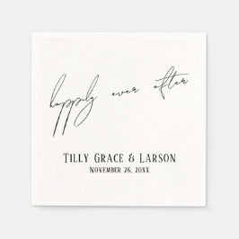 後モダンも楽しシンプルくスリムな手書き入力 スタンダードカクテルナプキン