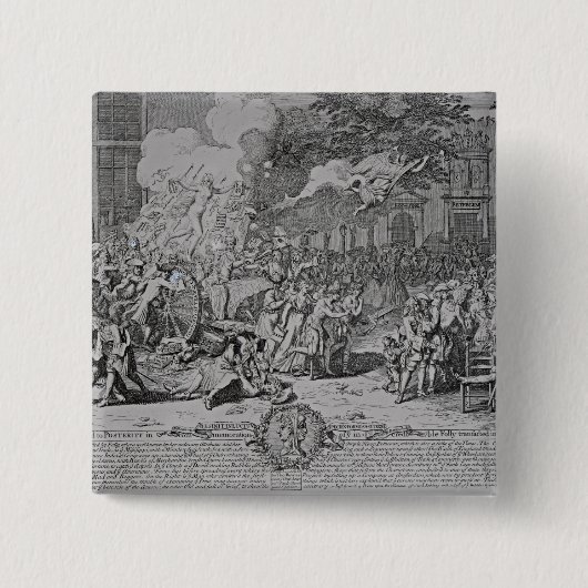 後世1720年に専用されている記念碑 缶バッジ (正面)