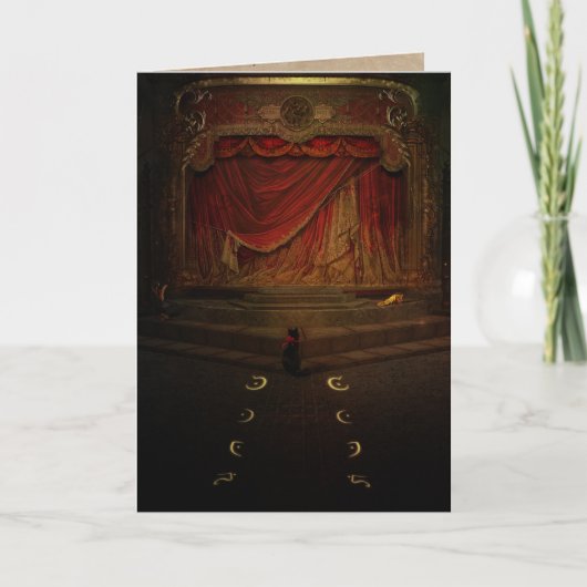 後半の番組のグリーティングカード。 カード (正面)