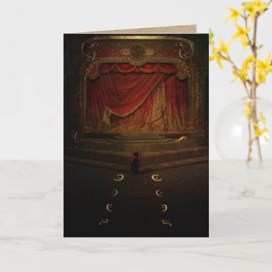 後半の番組のグリーティングカード。 カード (黄色い花)