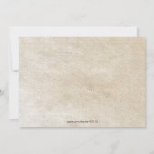 後半秋または素朴冬の木のラ結婚イト 招待状 (裏面)