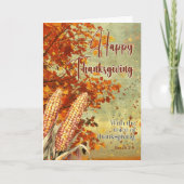 後半秋スカイジョナ2:9引用文ハッピーサンクスギビング カード (正面)
