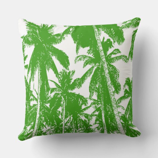 後天的デザインの椰子の木の形 クッション (裏面)