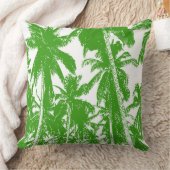 後天的デザインの椰子の木の形 クッション (ブランケット)