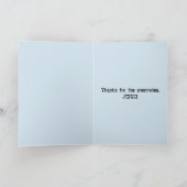 後悔おもしろい人間関係カード サンキューカード (内部)