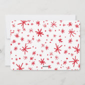 後悔しない…おもしろいクリスマスの写真カード シーズンカード (裏面)