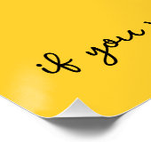 後悔するな。スマイル!流れ星.編集可能 ポスター (コーナー)