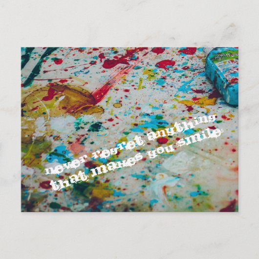 後悔するな ポストカード (正面)