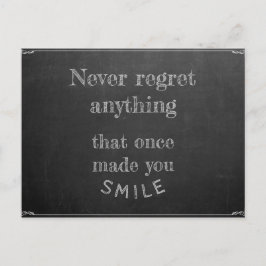 後悔するな ポストカード