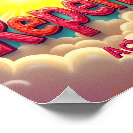 後悔する ポスター (角)