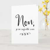 後悔なしのインスピレーションフランスの引用文 カード (黄色い花)