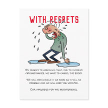 後悔のあと延期されたイベントキャンセル漫画