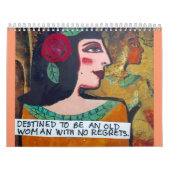 後悔のカレンダーを持つ無しために予定される悪い女の子 カレンダー (カバー)