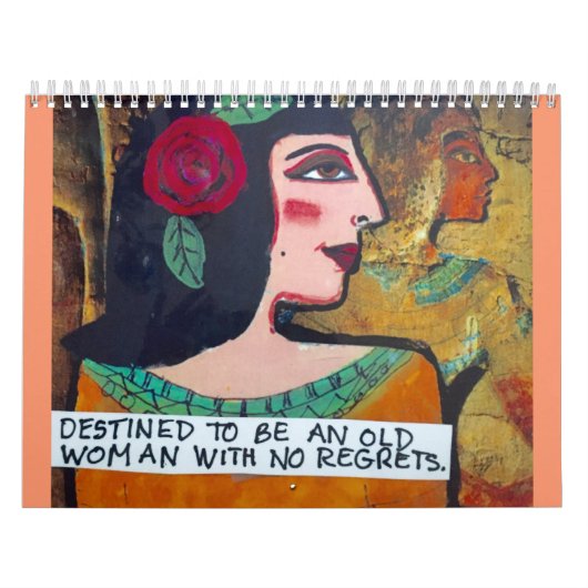 後悔のカレンダーを持つ無しために予定される悪い女の子 カレンダー (カバー)